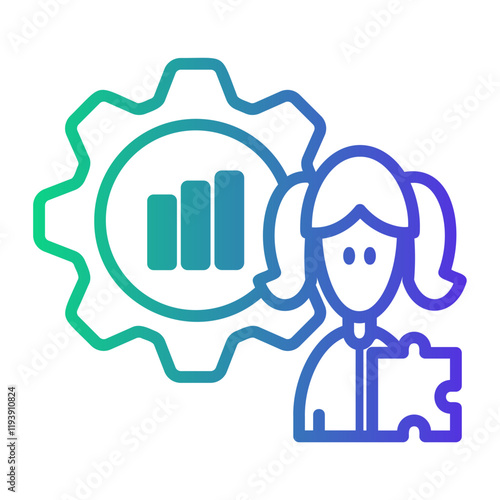 abilities Line Gradient Icon