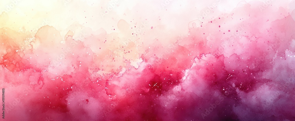 Fototapeta premium pink abstract watercolor background vintage illustration textured paper design elegant soft dreamy light