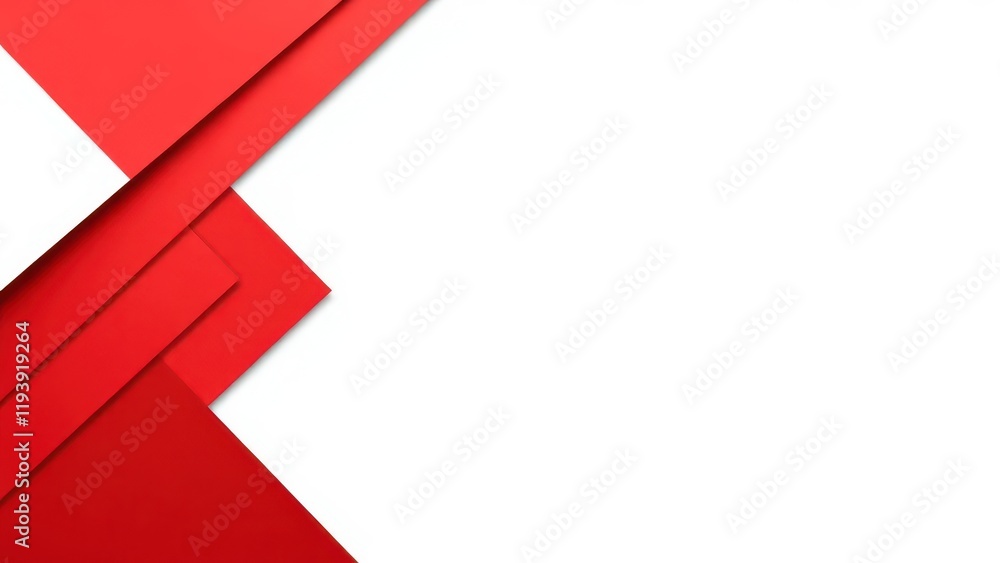 a close up of a red and white paper cut out of a triangle a close up of a red and white paper cut out of a triangle