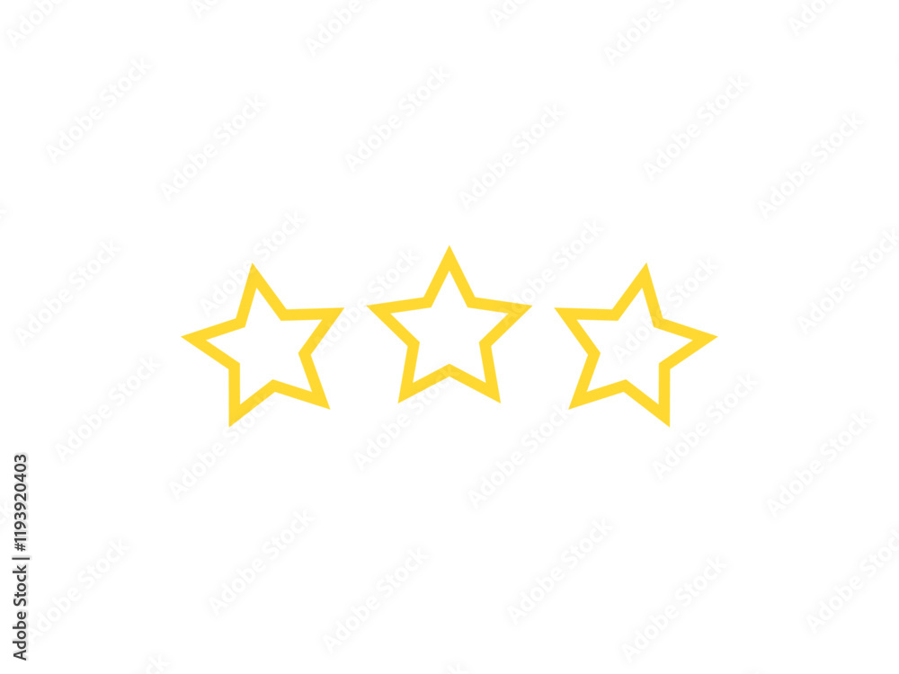 三ツ星評価アイコン