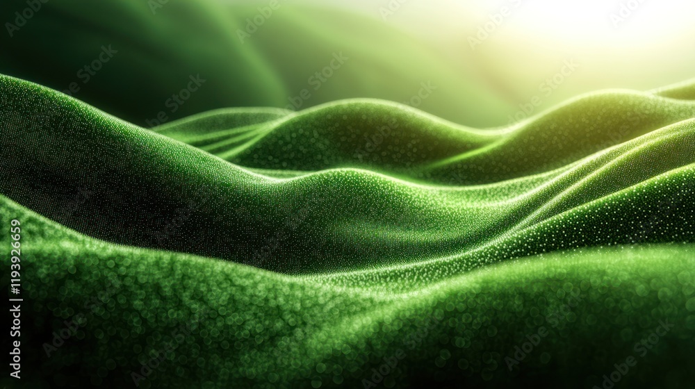 Rolling green hills landscape, sunlit background, abstract texture, potential design element. Rolling green hills landscape, sunlit background, abstract texture, potential design element.