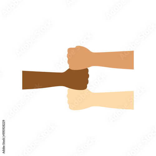 stop racism Illustration