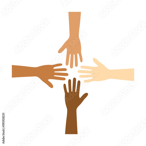 stop racism Illustration