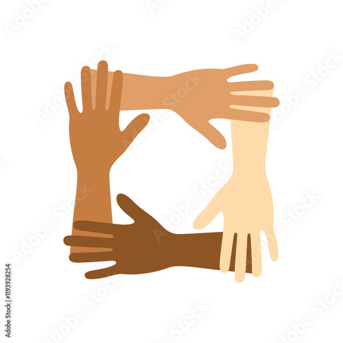 stop racism Illustration