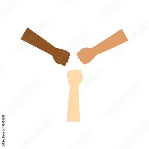 stop racism Illustration