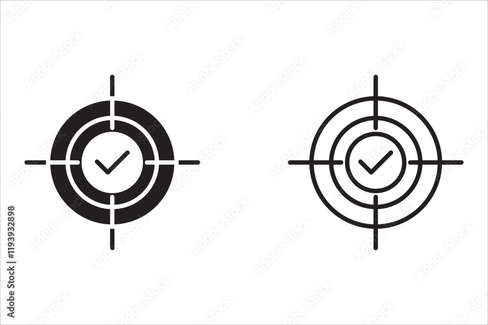 Printline target icon set. business target icon or achievement plan.Approved target vector design, ready for premium use
Printline target icon set. business target icon or achievement plan.Approved target vector design, ready for premium use