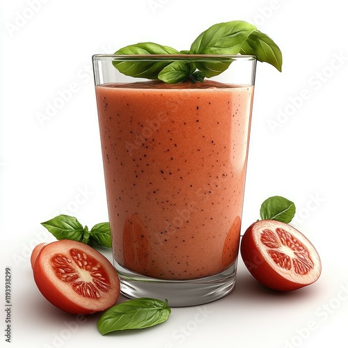 Refreshing Tomato Basil Smoothie Recipe: A Delicious and Healthy Summer Drink photo