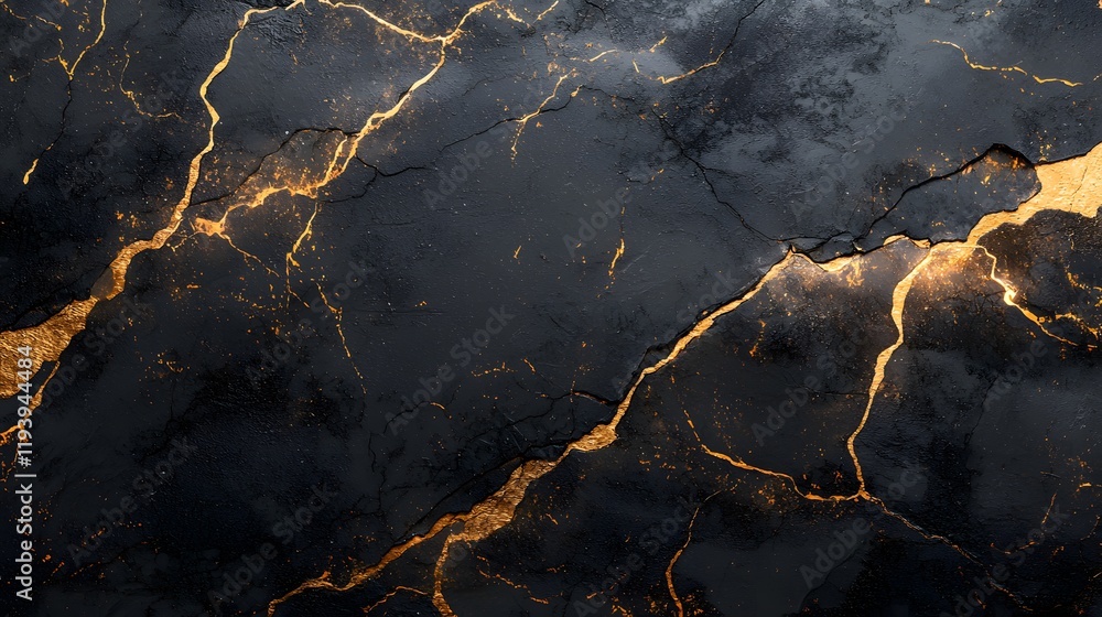 Elegant Black and Gold Marble Texture Abstract Design Digital Art Luxurious Environment Close-Up Perspective Elegant Black and Gold Marble Texture Abstract Design Digital Art Luxurious Environment Close-Up Perspective