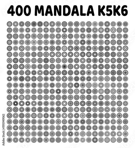 various mandala collections - 400 set yoga pattern