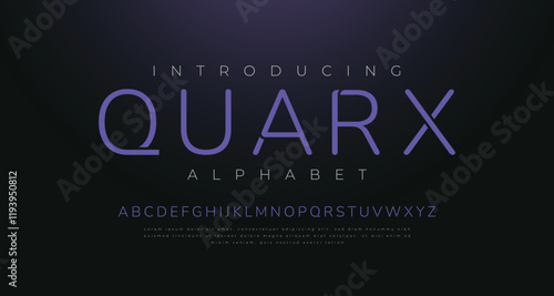 Abstract digital modern alphabet fonts. Typography technology electronic dance music future creative font. logo font vector illustration.