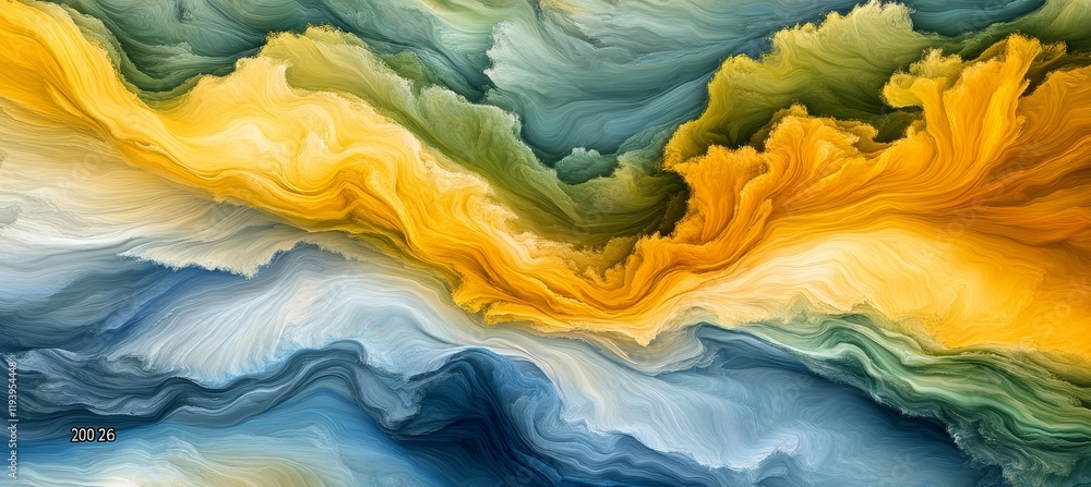 Abstract Fluid Art Background with Gold and Blue Hues in Eye-Catching Gradient Design, Style 2026 Abstract Fluid Art Background with Gold and Blue Hues in Eye-Catching Gradient Design, Style 2026