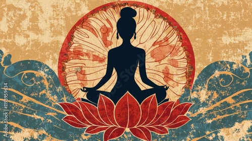 A symbolic representation of the lotus flower, embodying the Kama Sutra's philosophy of connection