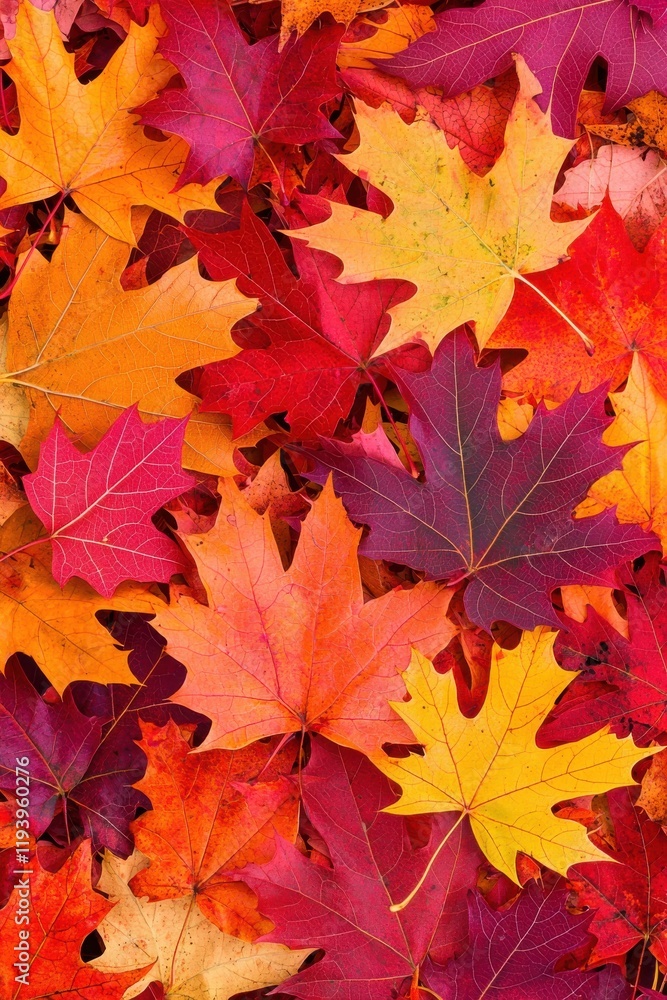 Vibrant autumn leaves in shades of red, orange, and yellow scattered on the ground. Vibrant autumn leaves in shades of red, orange, and yellow scattered on the ground.
