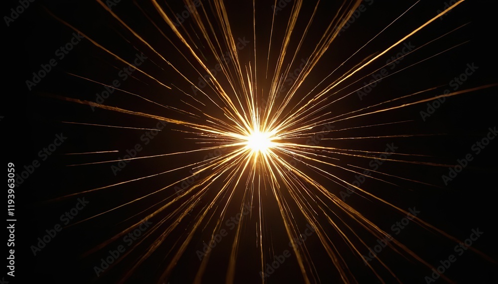 Fototapeta premium Abstract brown light rays and stage effects spotlighting a captivating background