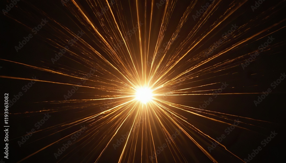 Fototapeta premium Abstract brown light rays and stage effects spotlighting a captivating background