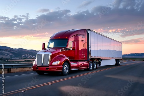 Truck on the highway