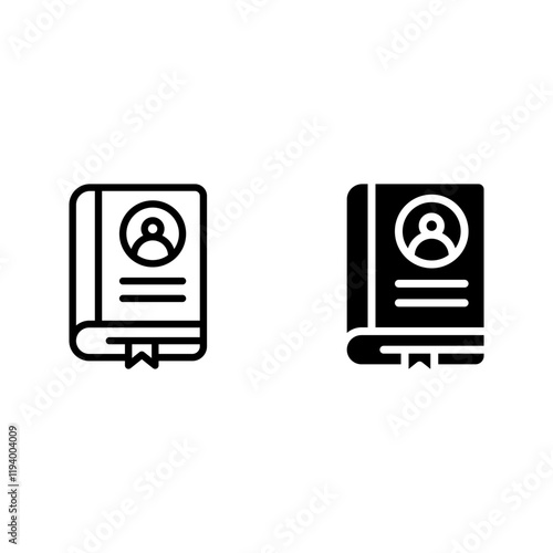 employee handbook icon set color editable