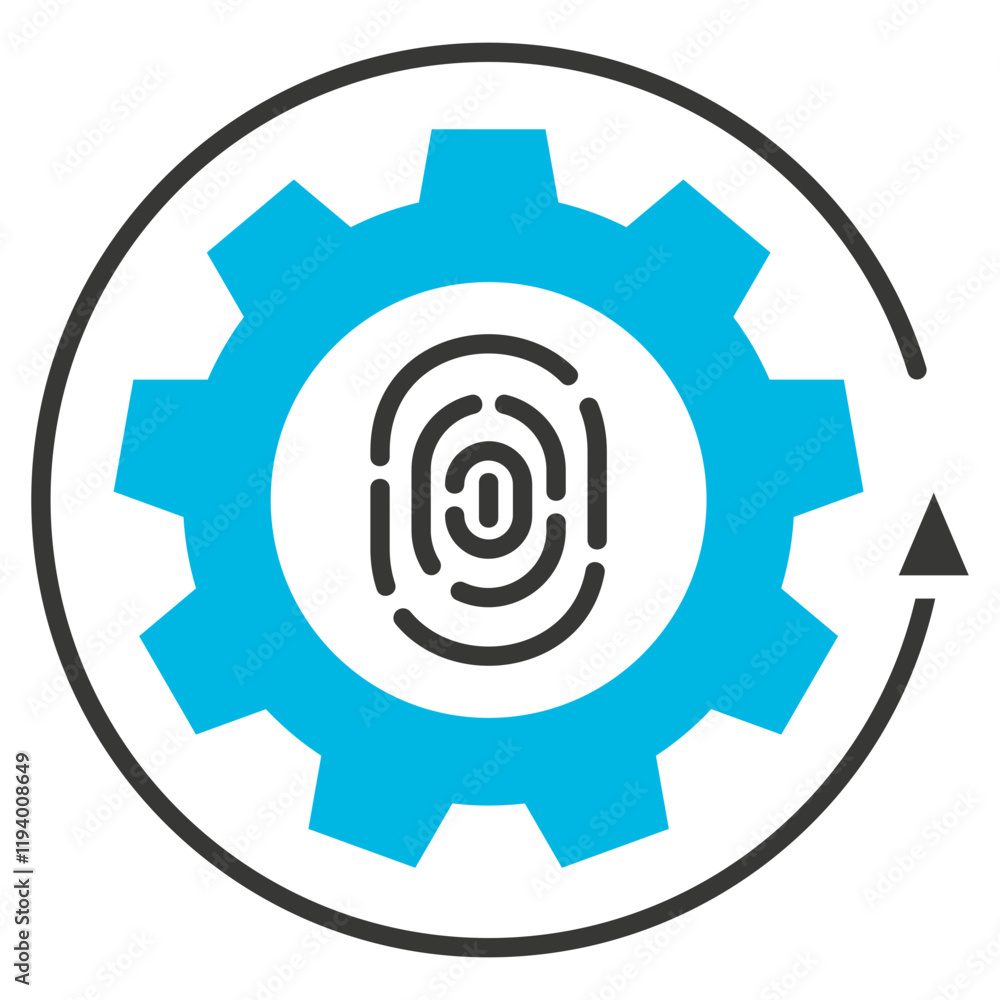 Behavior Biometric Icon Behavior Biometric Icon