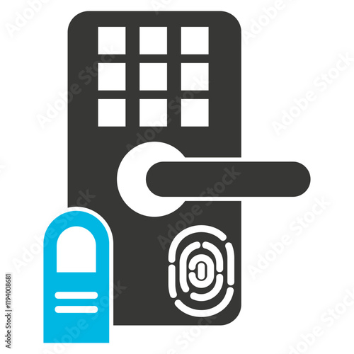 Biometric Door Lock Icon