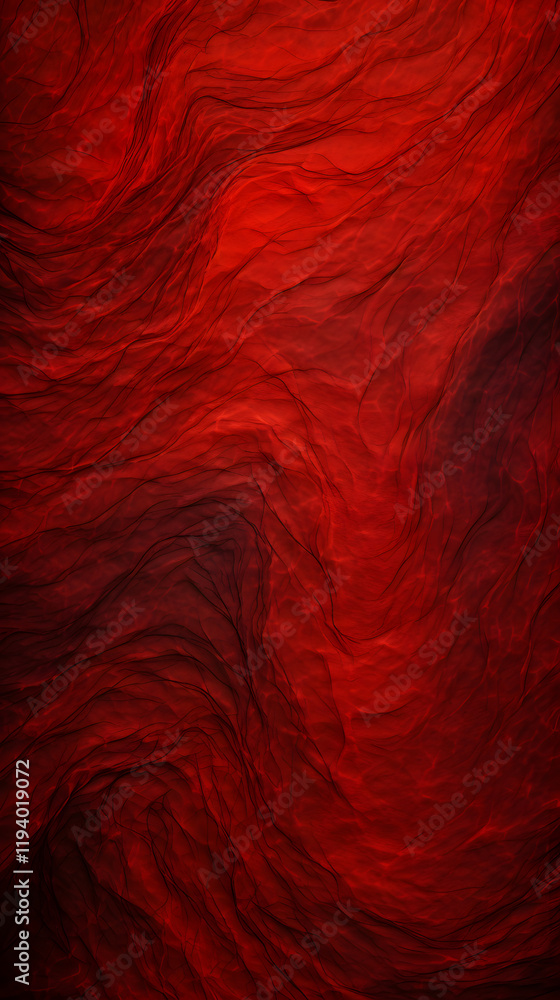 Fototapeta premium Digital retro red textured graphics poster background