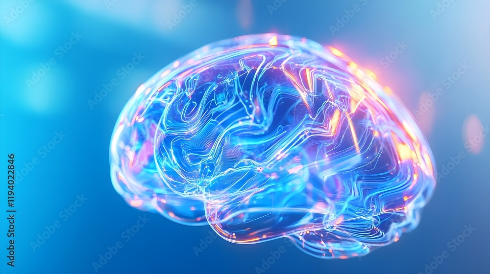 abstract brain, neural network, ai - ai and machine learning abstract brain, neural network, ai - ai and machine learning