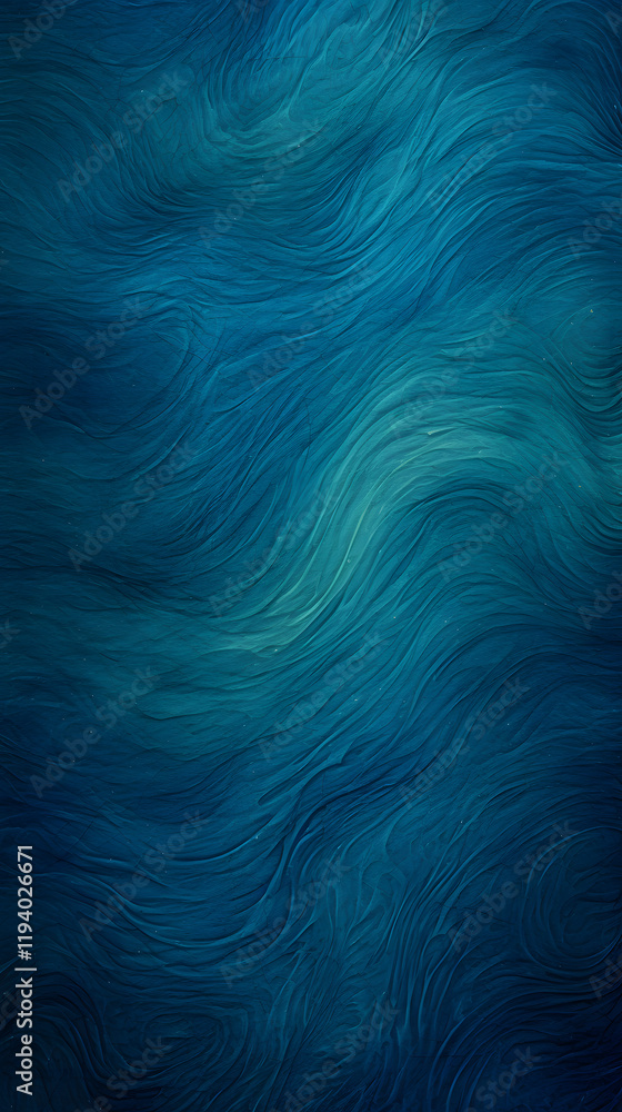 Obraz premium Digital retro blue textured graphics poster background