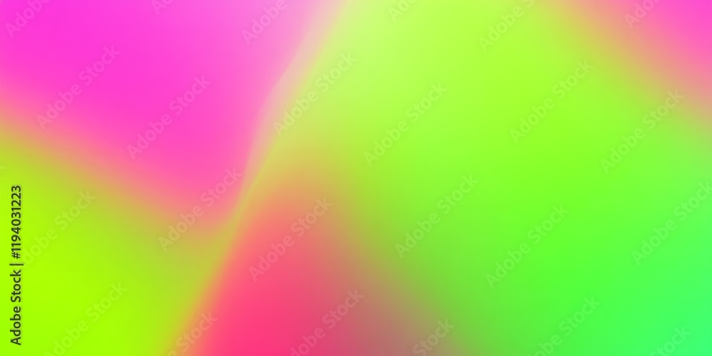 A bold abstract gradient background with neon green and pink hues.featuring striking color transitions.emphasizing modernity and excitement.ideal for tech visuals