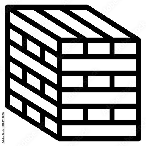 Uno Stacko Icon Element For Design