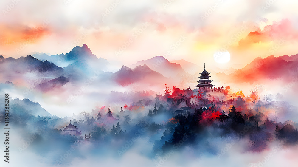 Fototapeta premium Serene sunrise