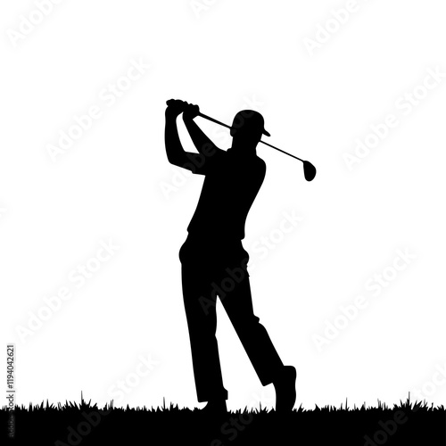 Golf Silhouette photo