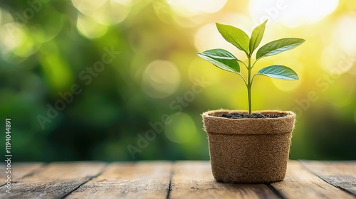 Sunrise Seedling: Growth, Nature, Spring