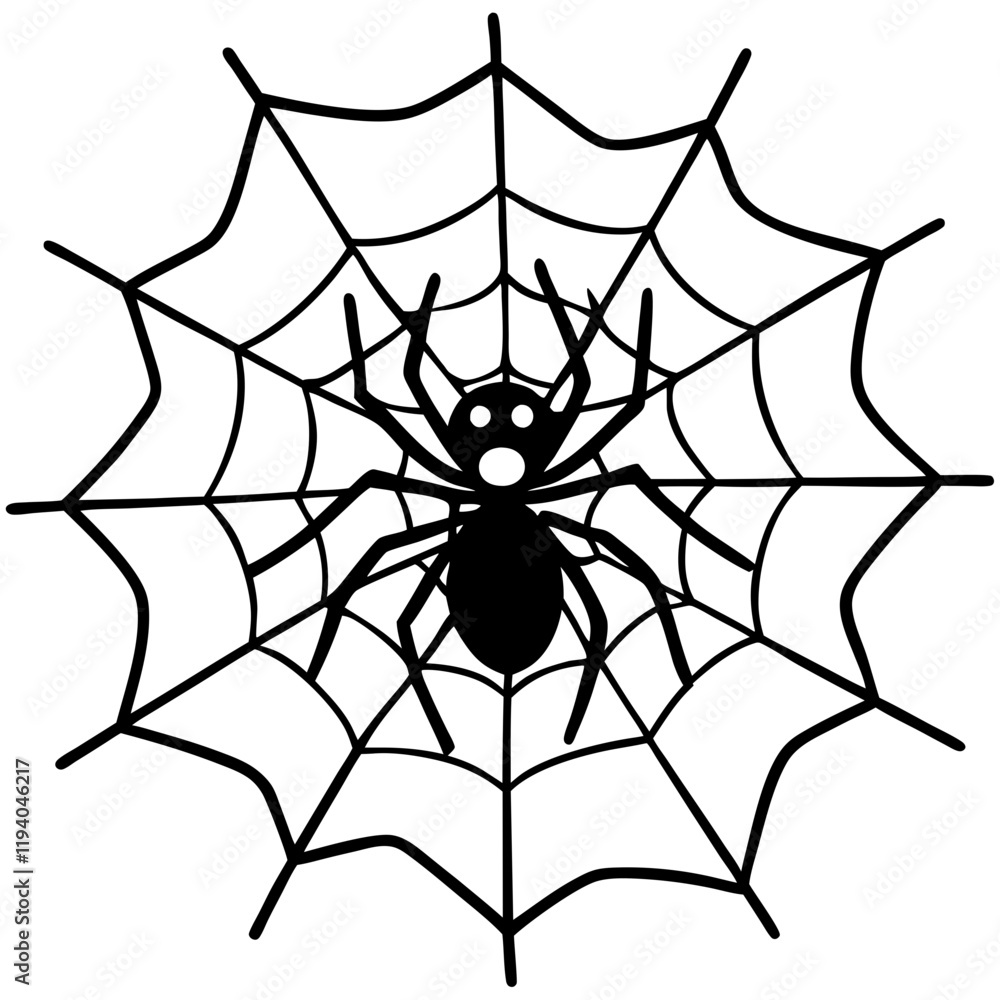 Fototapeta premium spider on web