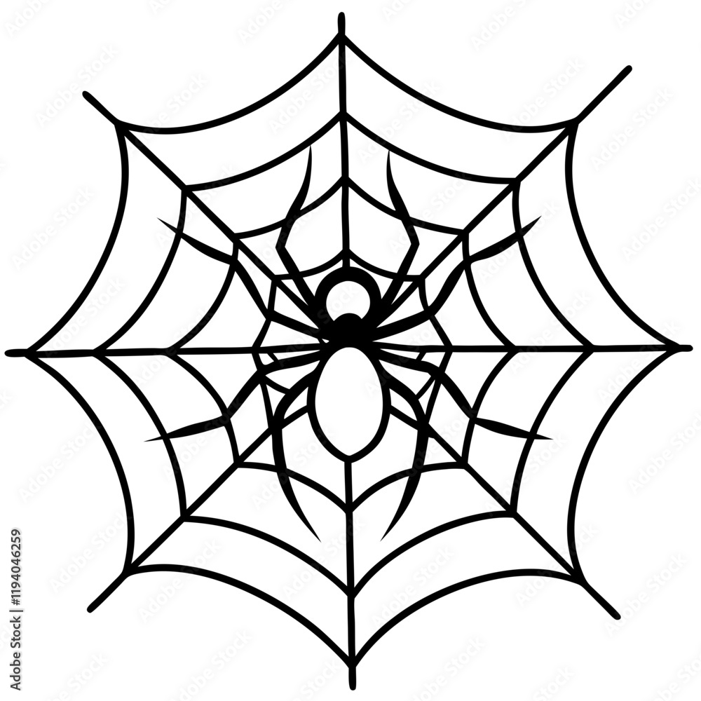 Fototapeta premium spider and web