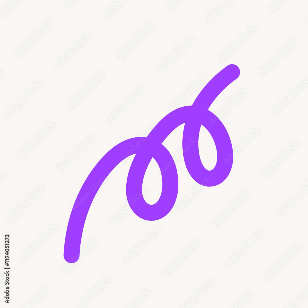 Abstract purple loop design vector Abstract purple loop design vector