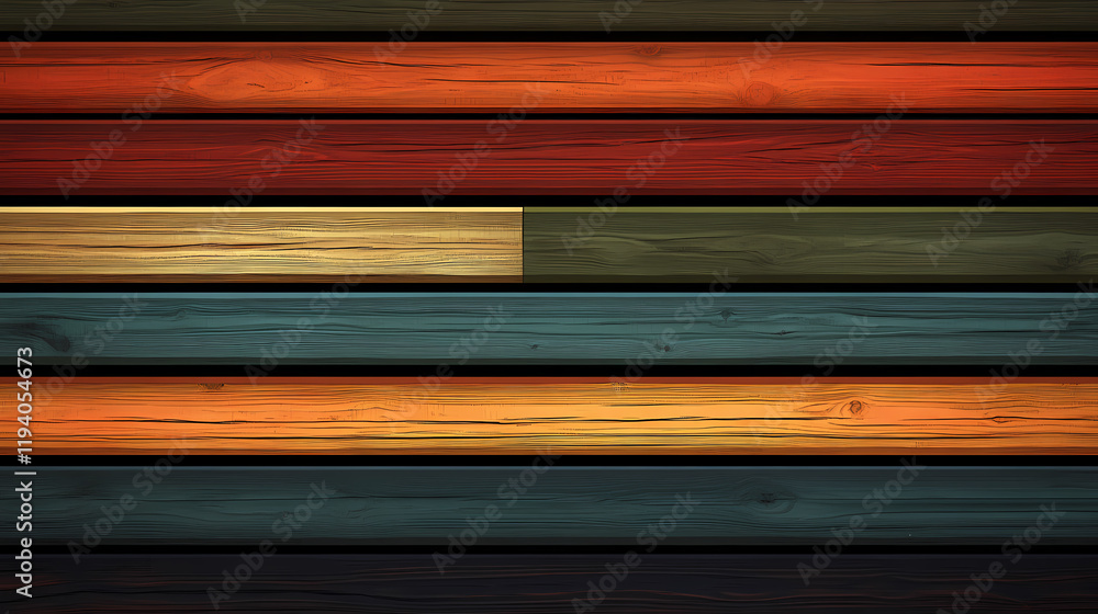 Abstract design with colorful wood grain Abstract design with colorful wood grain