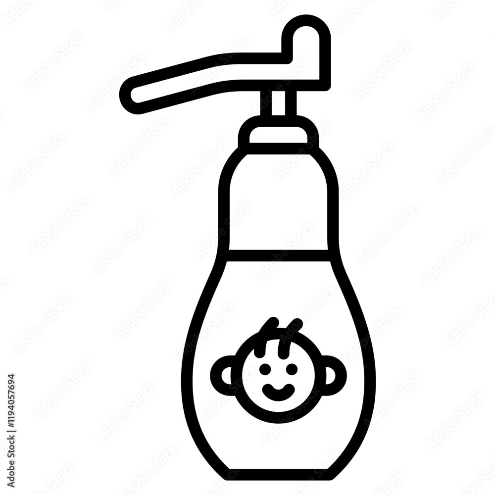Obraz premium Baby Shampoo icon