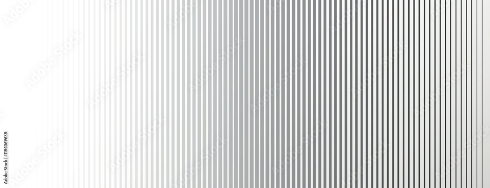 Monochrome background with vertical black and white stripes. The background features a gradient effect, blending black and white smoothly. Digital background vector. Gray background. Monochrome background with vertical black and white stripes. The background features a gradient effect, blending black and white smoothly. Digital background vector. Gray background.