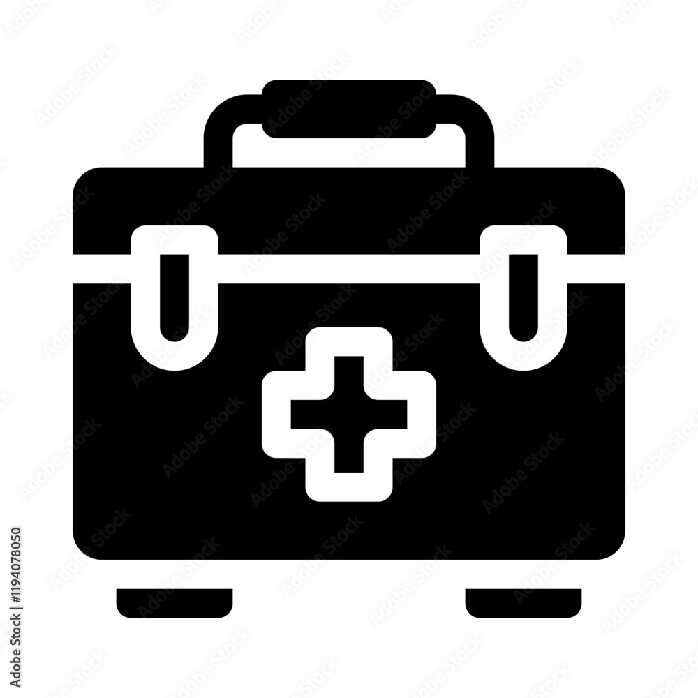 First Aid Kit glyph icon