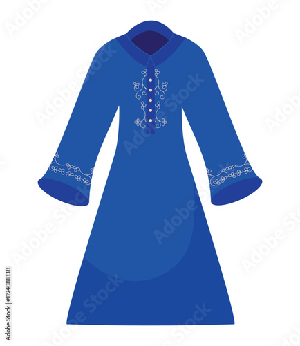 elegant blue kurta