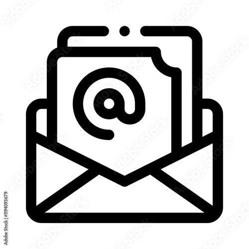 Mail Envelope line icon