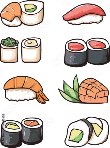 Assorted Sushi Collection