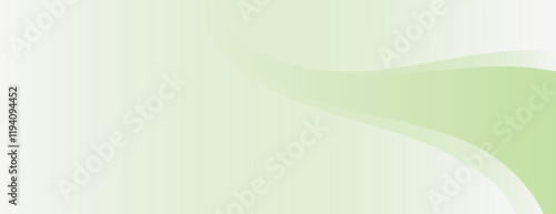 Light green background with a soft gradient and wavy lines. The background is smooth and green, creating a calming effect. Minimal abstract wavy gradient vector background