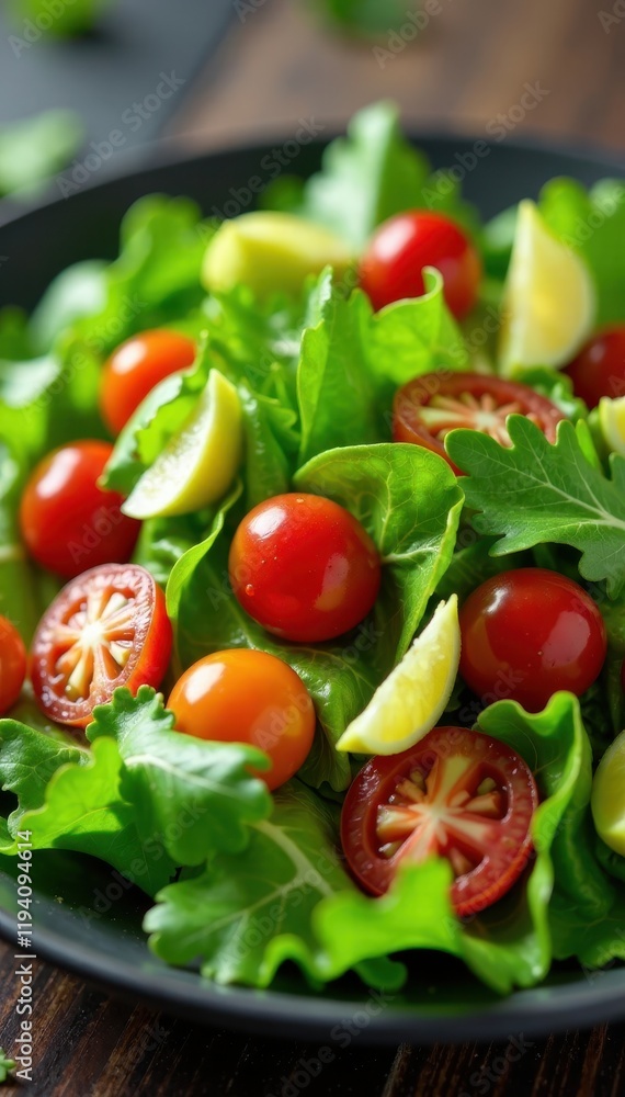 Close-up of mixed greens salad with added artificial flavor enhancers and coloring agents , food enhancement, artificial sweeteners, mixed greens Close-up of mixed greens salad with added artificial flavor enhancers and coloring agents , food enhancement, artificial sweeteners, mixed greens
