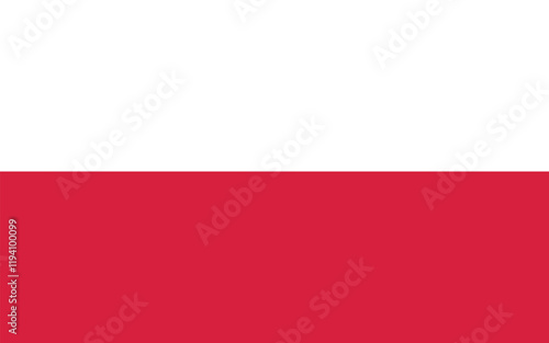 Polish flag displayed prominently at a public event showing national pride and culture