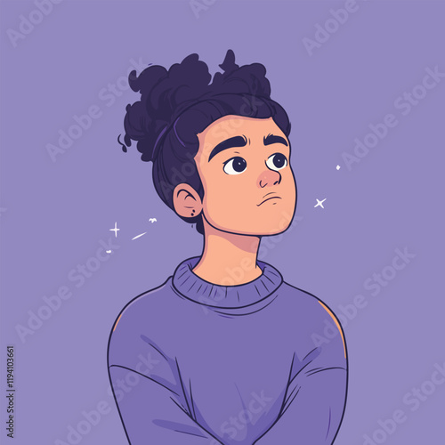 Contemplative Portrait