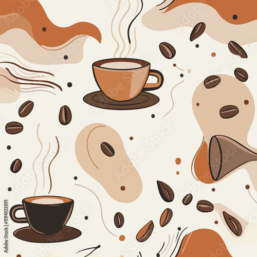 Coffee Pattern Design