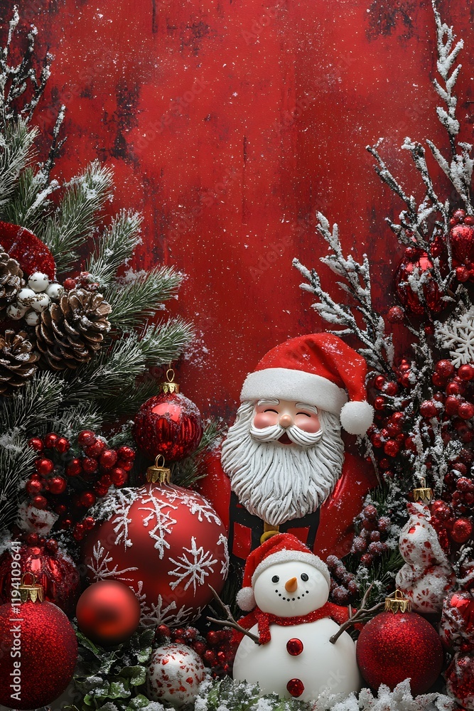 santa claus with christmas tree santa claus with christmas tree
