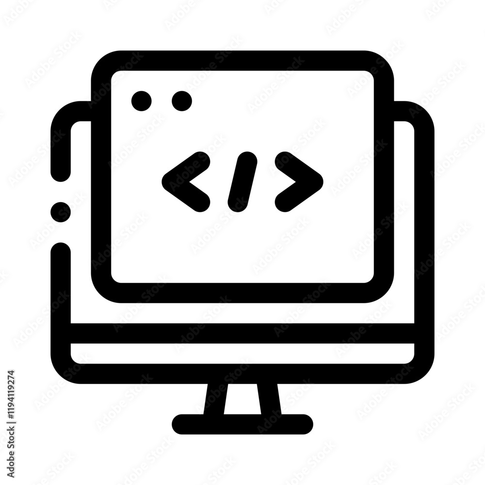 Application Development line icon Application Development line icon