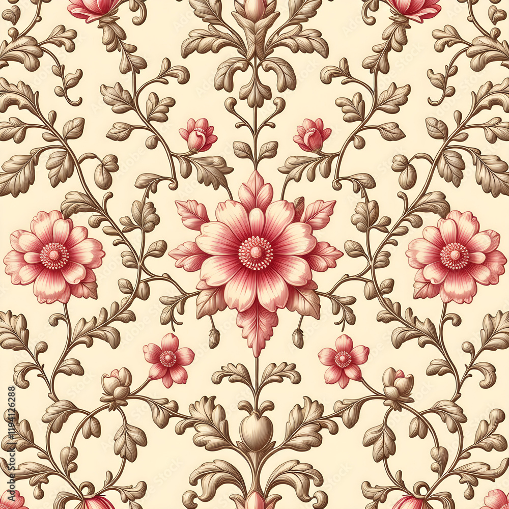 seamless pattern with flowers seamless pattern with flowers