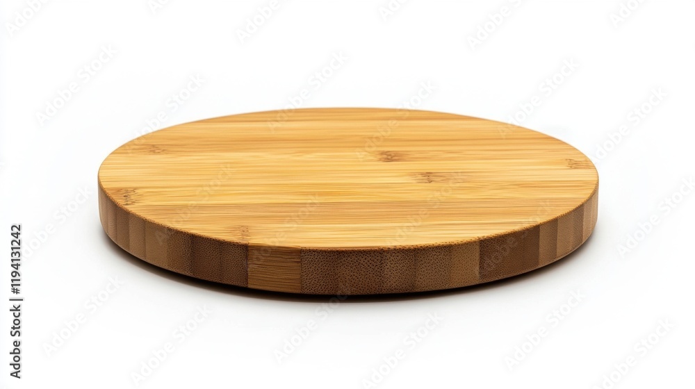 Circular Bamboo Cutting Board with Smooth Surface for Kitchen Use Circular Bamboo Cutting Board with Smooth Surface for Kitchen Use